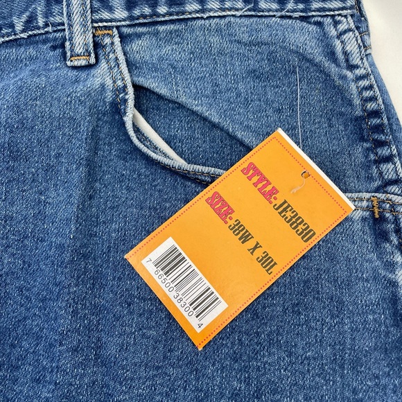 Ross Thomson Denim Jeans Blue Straight Medium Wash Flawed NWT Men's 38 W x 30 - Picture 5 of 14